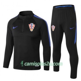 Croácia Sweat de Treino Conjunto Púrpura 2018